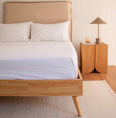 Easy Care Double Fitted Sheet - White